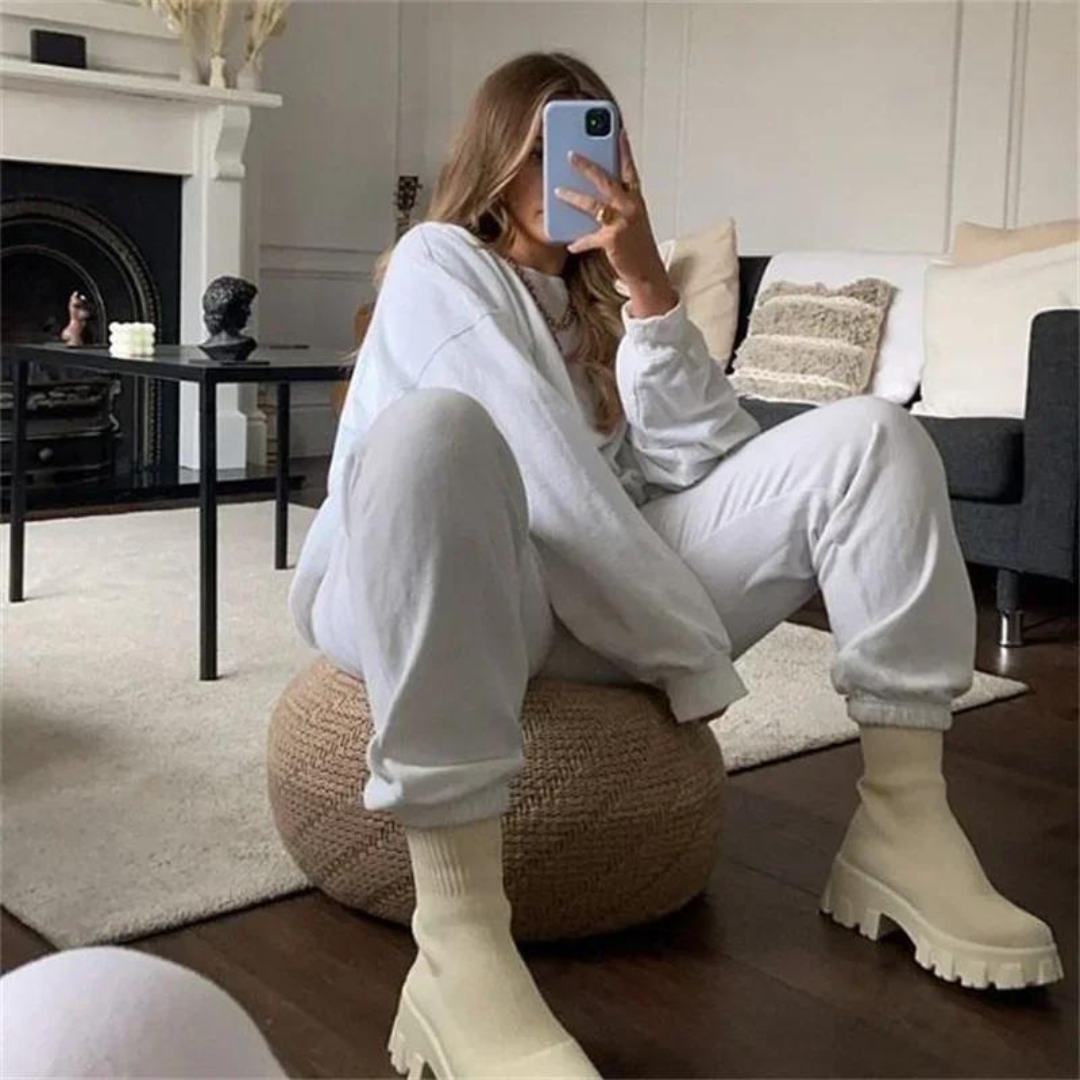 Dicke Sohle Legere Damen Schuhe EB