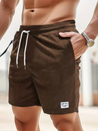 Lässige Cord-Shorts für Herren mit Kordelzug