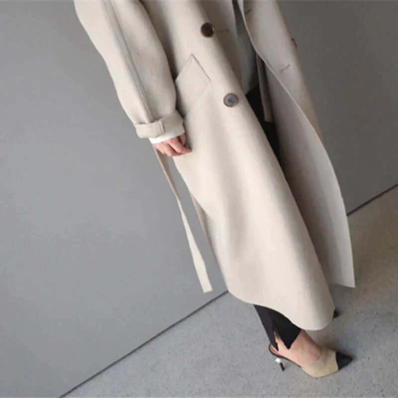 EB | Damen Oversized Gürtelmantel