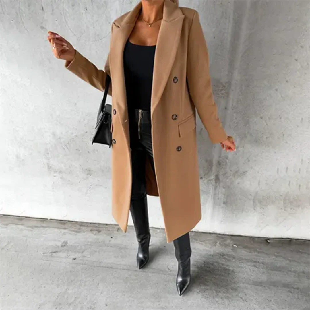 EB | Damen Warme Trench Mantel - Winter