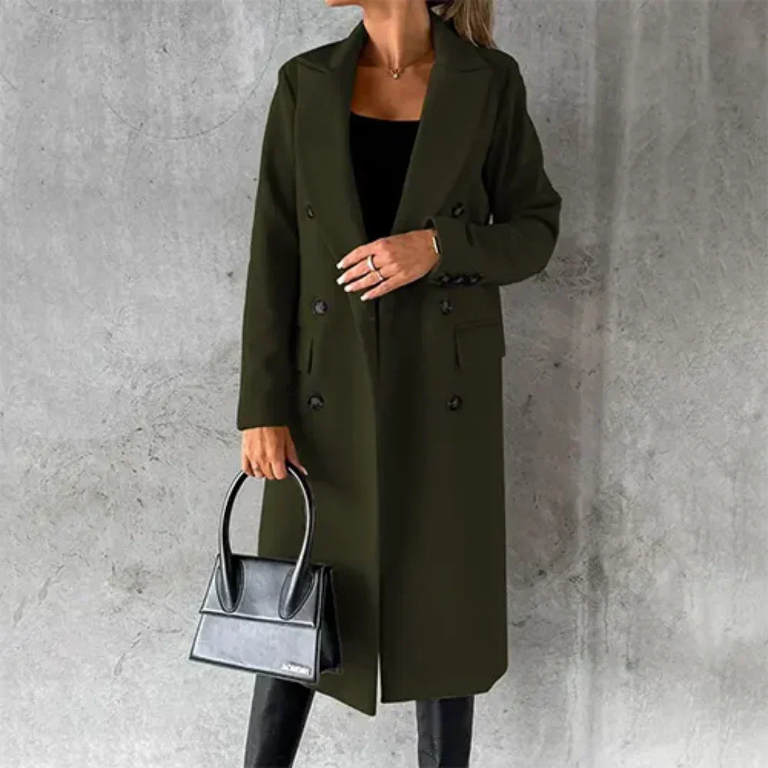 EB | Damen Warme Trench Mantel - Winter