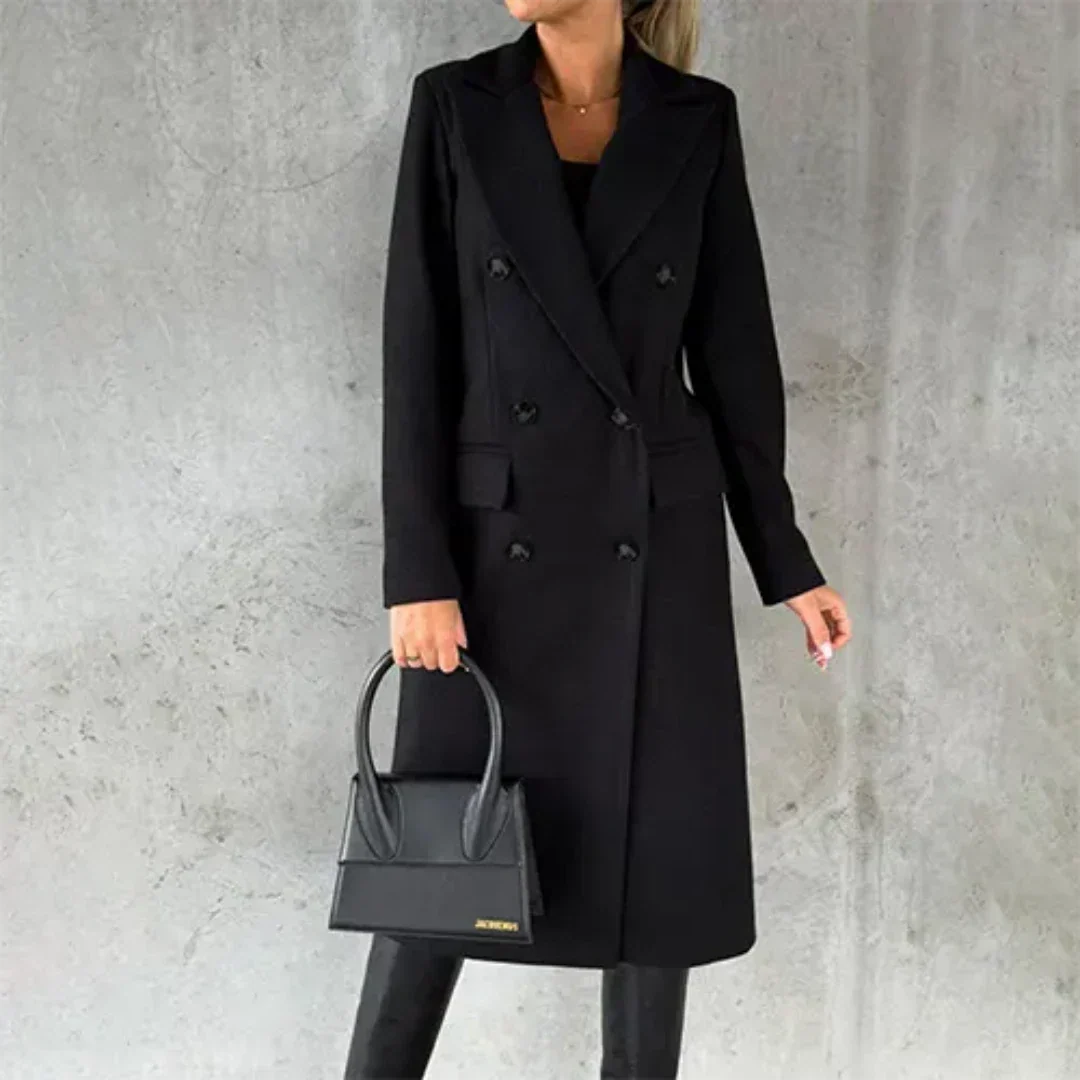 EB | Damen Warme Trench Mantel - Winter