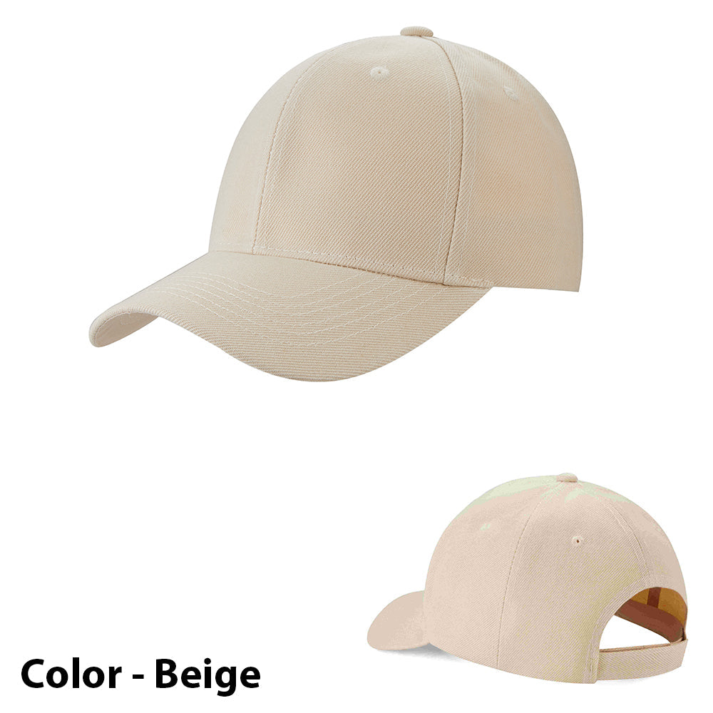 Baseballkappe einfarbig