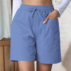 EB | Große Shorts mit hoher Taille und weitem Bein