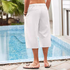 EB | Shorts mit Taschen aus Baumwolle und Leinen