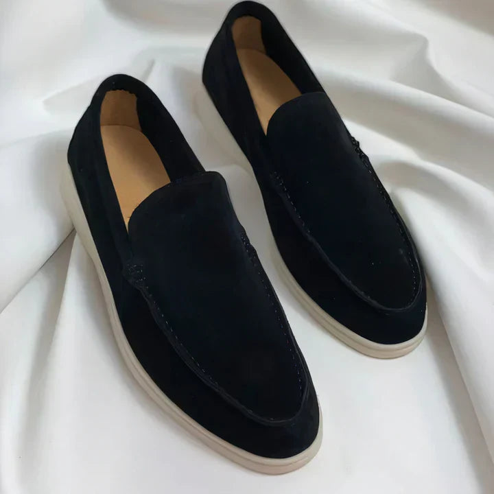 Vintage Leder Herren Slipper EB