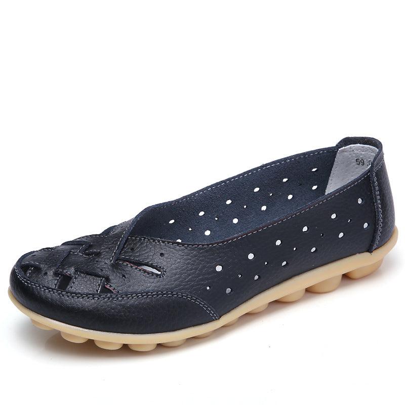 Blaue KomfortPantolette EB