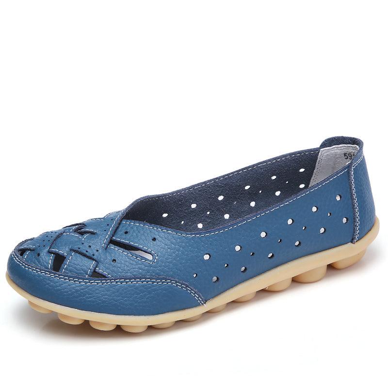 Blaue KomfortPantolette EB