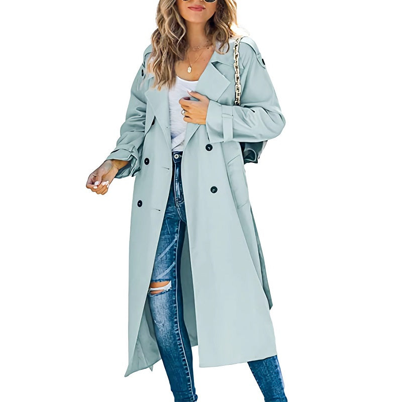 EB | Langer Trenchcoat Zeitlos & Funktional