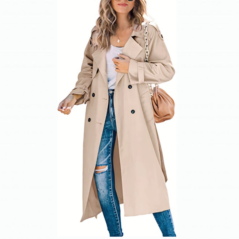 EB | Langer Trenchcoat Zeitlos & Funktional