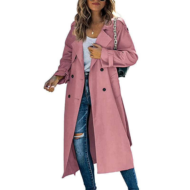 EB | Langer Trenchcoat Zeitlos & Funktional