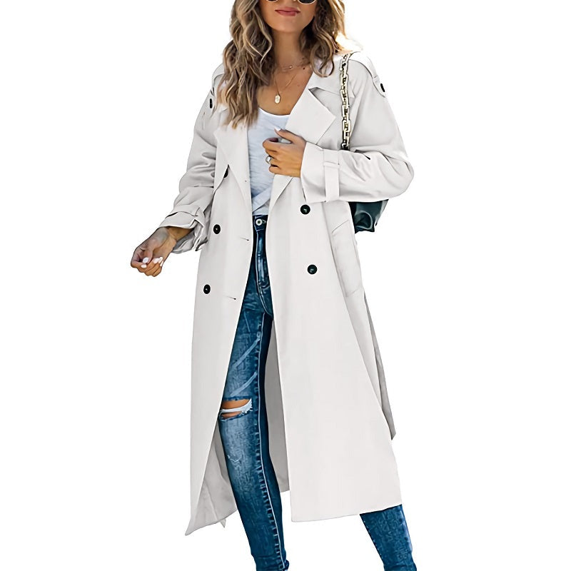 EB | Langer Trenchcoat Zeitlos & Funktional