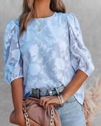 EB | Puffärmeliges Chiffonhemd