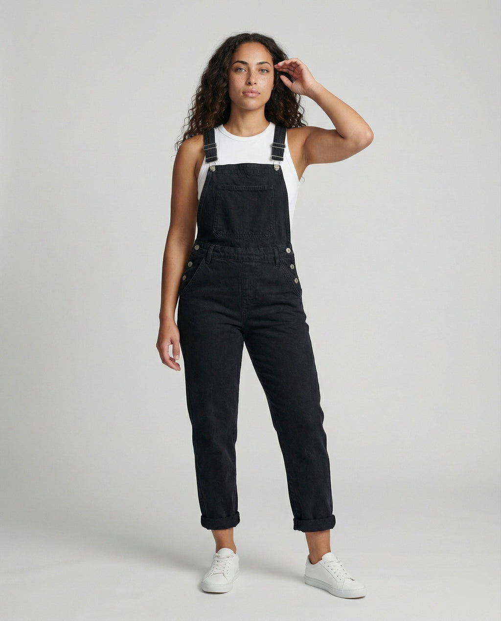 Denim-Latzhose