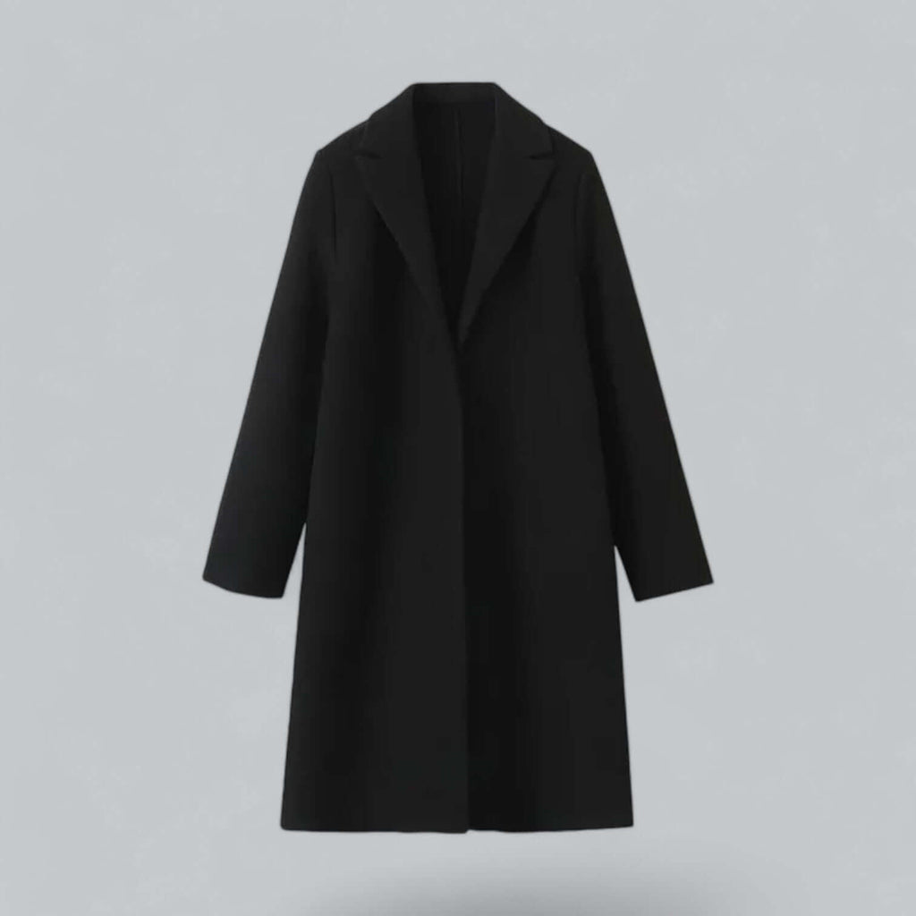 EB | Frauen Eleganter Offener Front-Trenchcoat