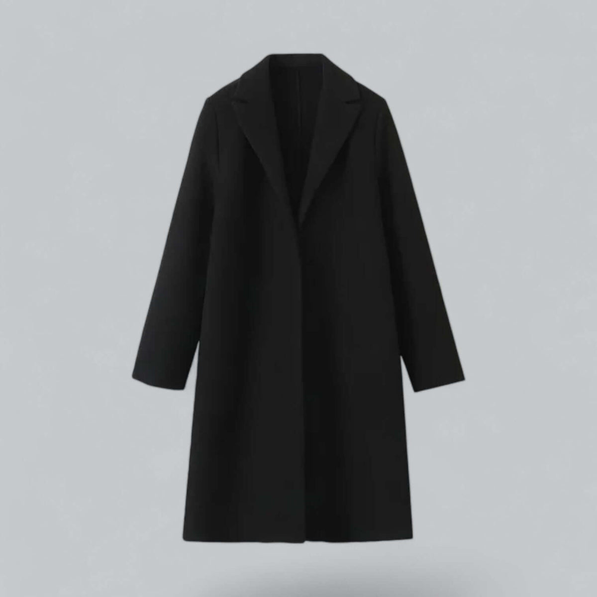 EB | Frauen Eleganter Offener Front-Trenchcoat