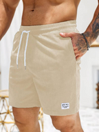 Herren-Badeshorts mit Kordelzug