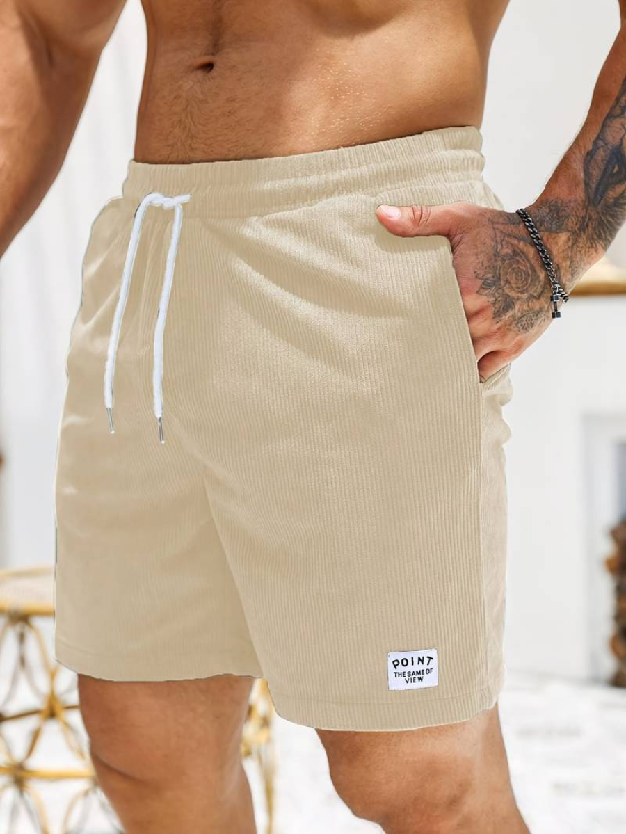 Herren-Badeshorts mit Kordelzug