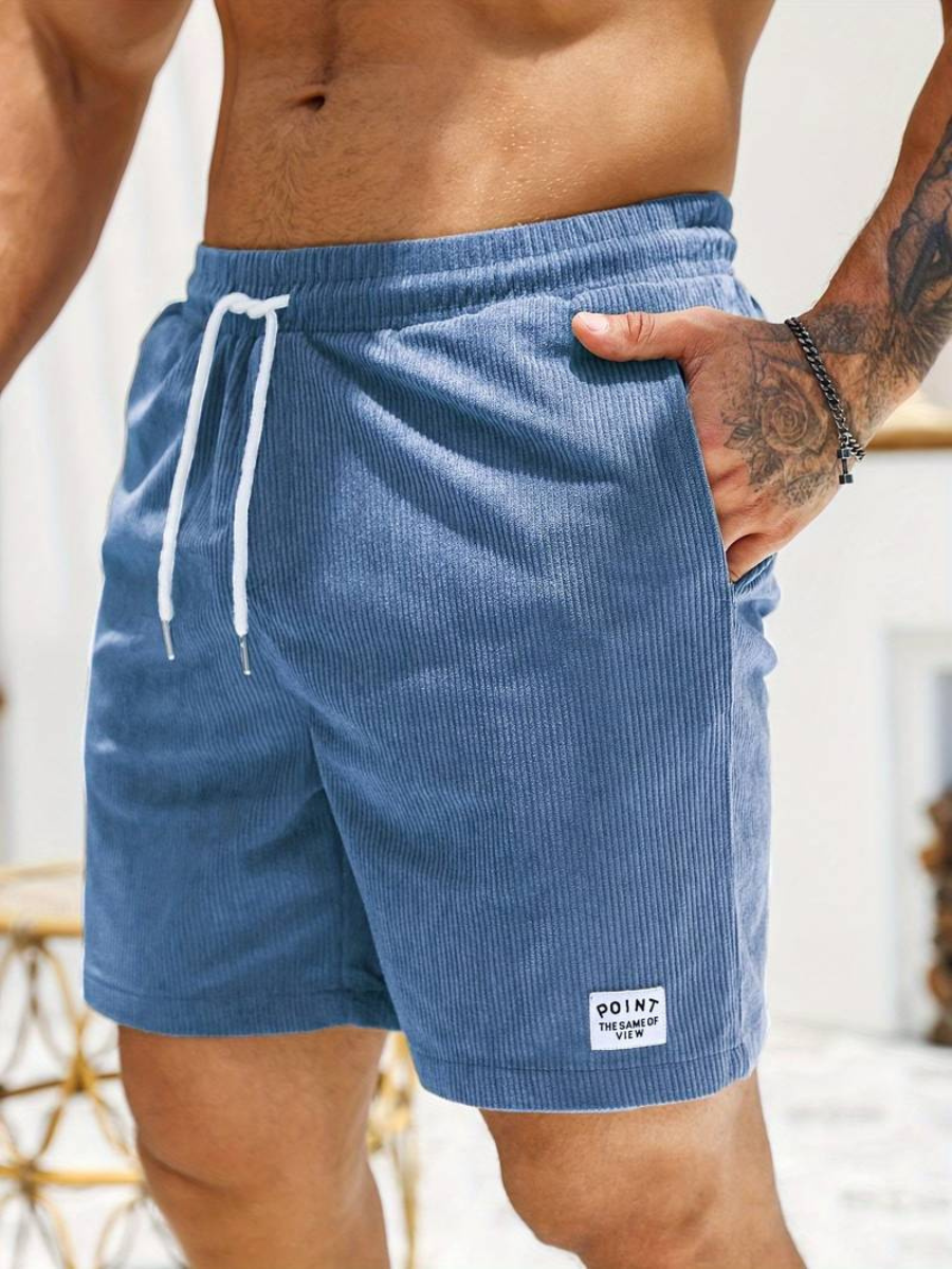 Herren-Badeshorts mit Kordelzug