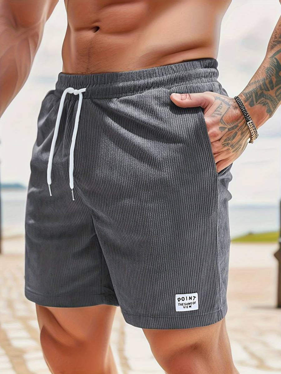 Herren-Badeshorts mit Kordelzug