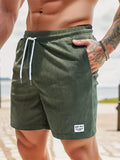 Herren-Badeshorts mit Kordelzug
