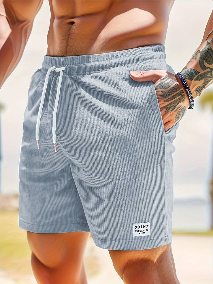 Herren-Badeshorts mit Kordelzug
