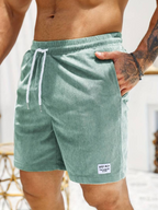 Herren-Badeshorts mit Kordelzug