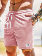 Herren-Badeshorts mit Kordelzug