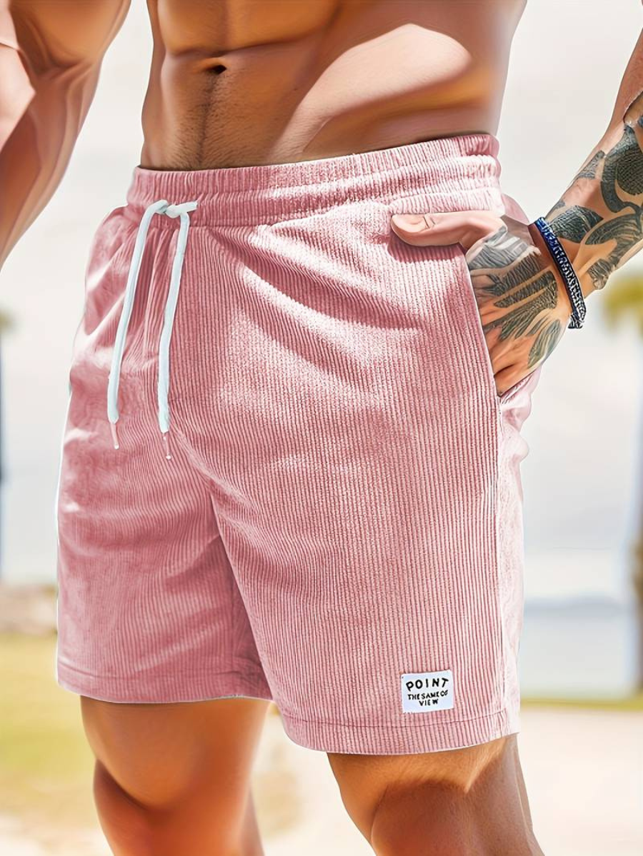 Herren-Badeshorts mit Kordelzug