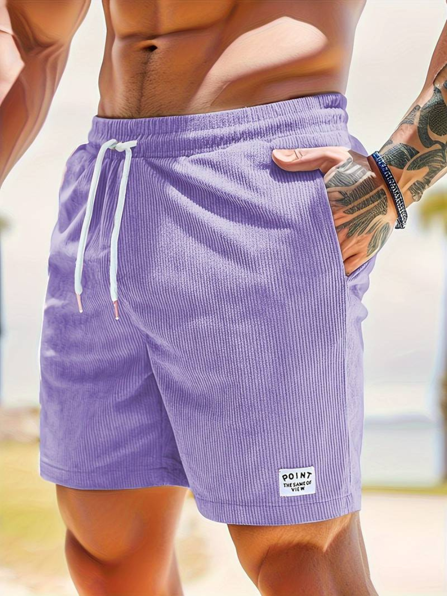 Herren-Badeshorts mit Kordelzug