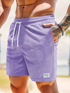 Herren-Badeshorts mit Kordelzug