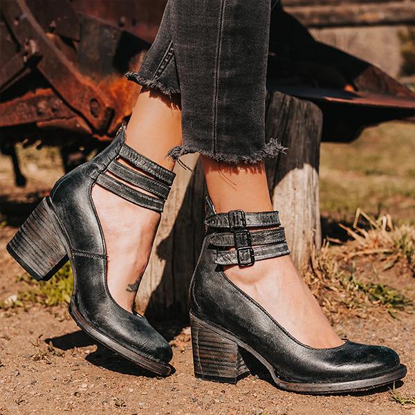 Vintage-Schuhe mit Absätzen EB