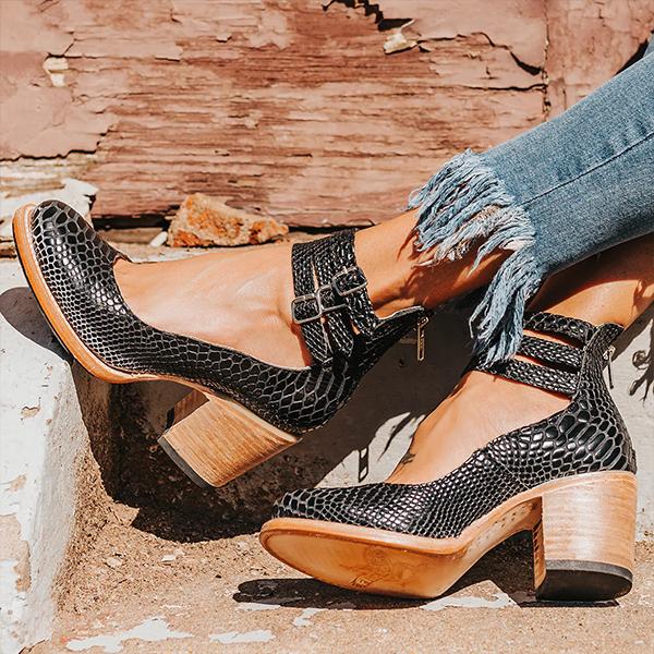 Vintage-Schuhe mit Absätzen EB