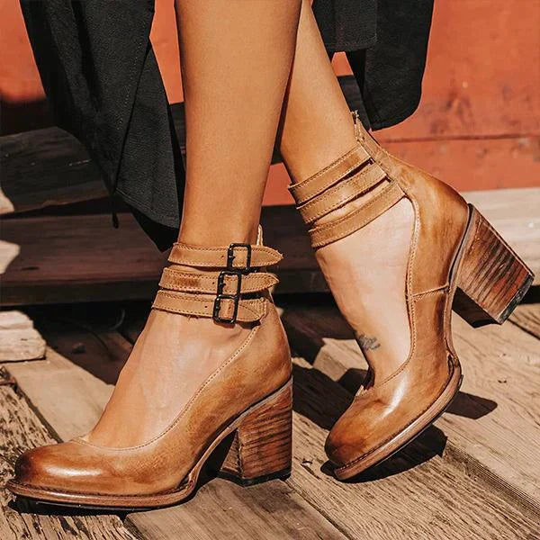Vintage-Schuhe mit Absätzen EB