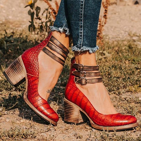 Vintage-Schuhe mit Absätzen EB