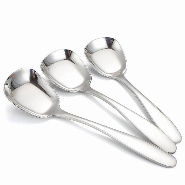 Tovik | Serveringssæt i Rustfrit Stål | Flad Bund | 3 Dele