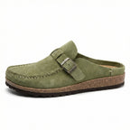 Clogs - Damen Retro Wildleder Slip-On Mule EB