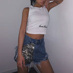 EB | Rivet Shorts Aushöhlen