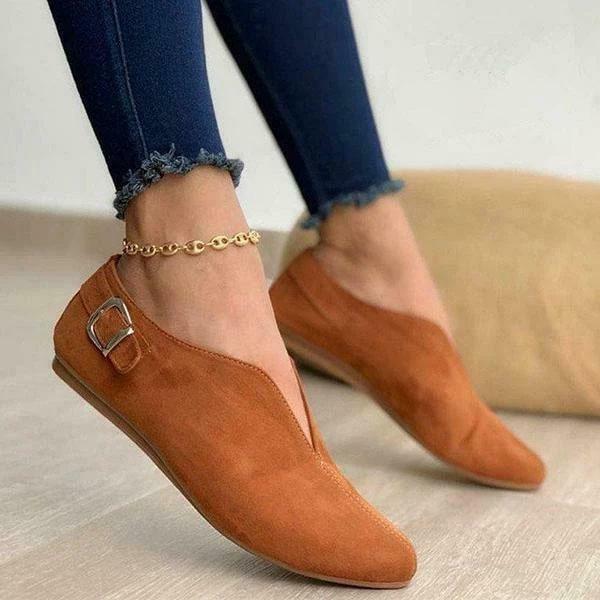 Casual Wildleder Flachschuhe EB