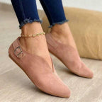 Casual Wildleder Flachschuhe EB