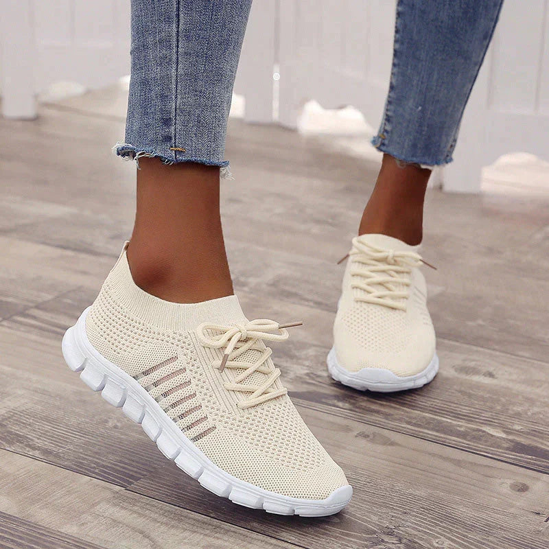 Damen Schuhe Modisch Ergonomische Fußbett Synthetik EB