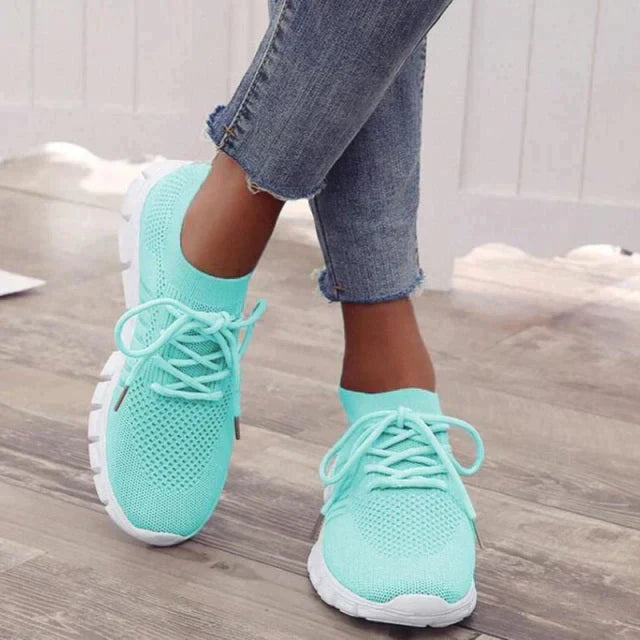 Damen Schuhe Modisch Ergonomische Fußbett Synthetik EB
