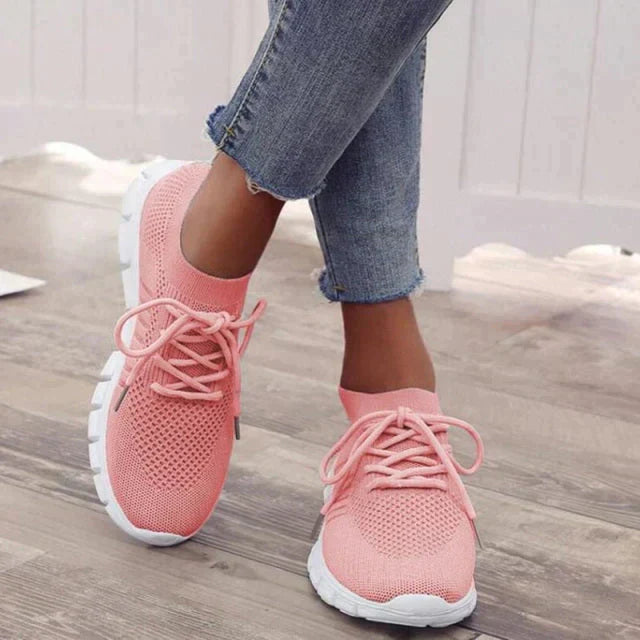 Damen Schuhe Modisch Ergonomische Fußbett Synthetik EB
