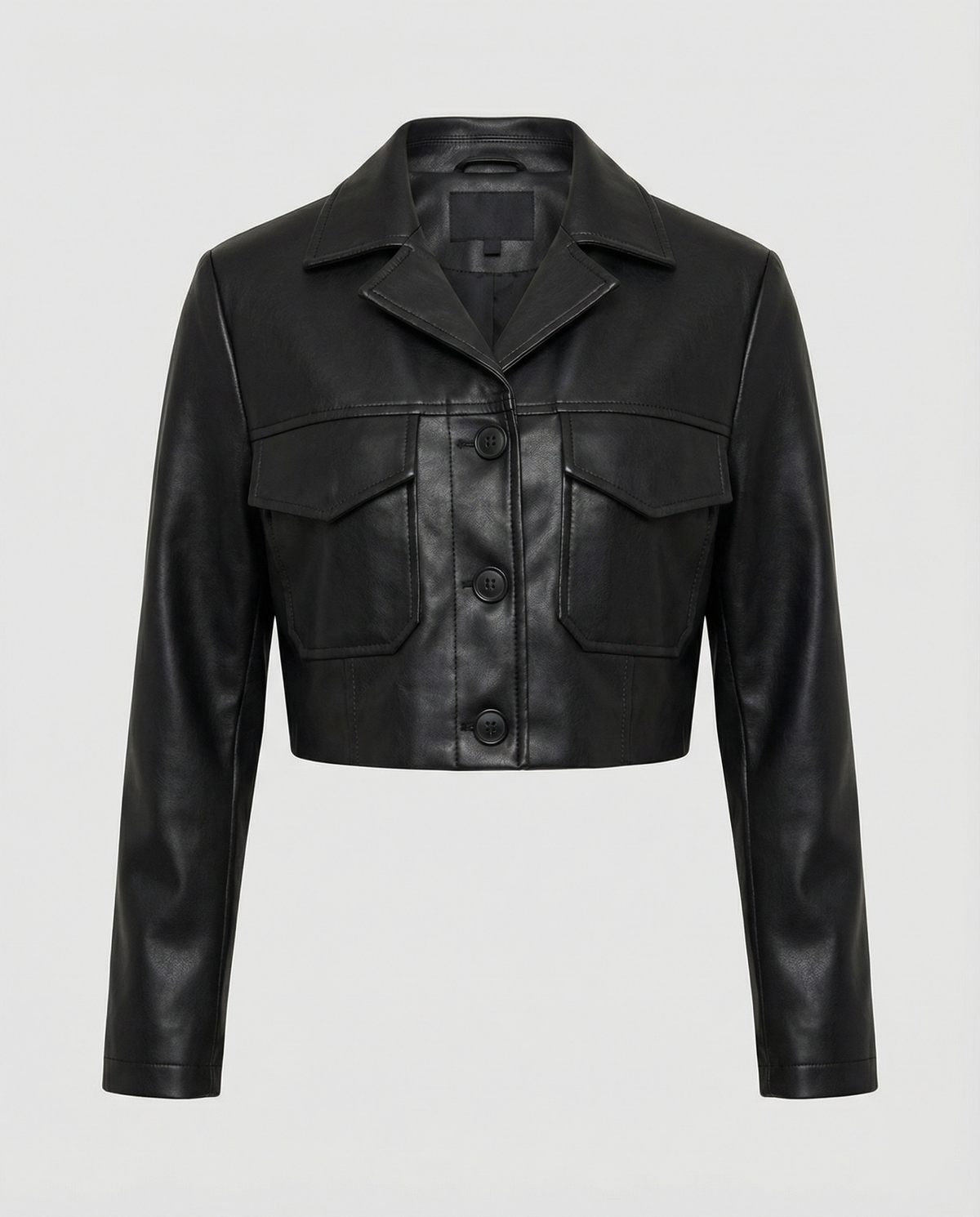 Leichte Steppjacke Damen mit Cropped Schnitt und Taschen