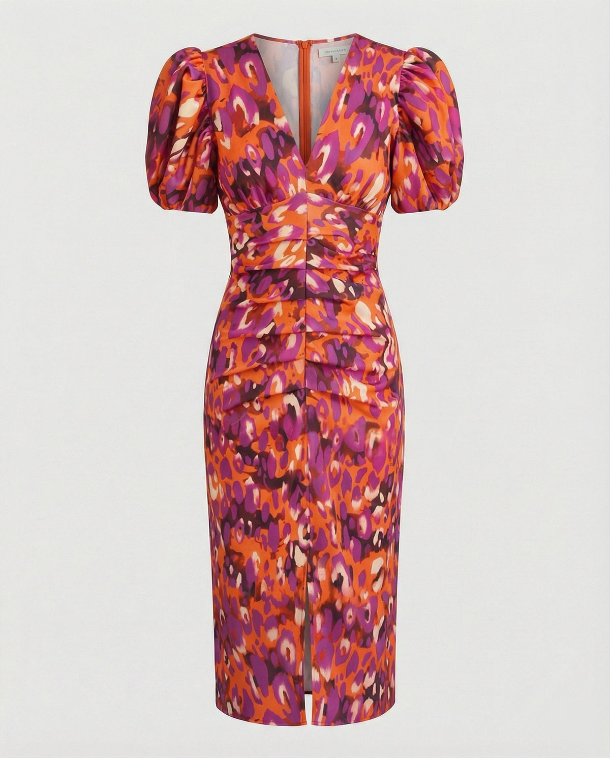 Damen Abendkleid mit voluminösen Puffärmeln EB