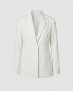 Damen elegante Blazerjacke mit asymmetrischem Schnitt
