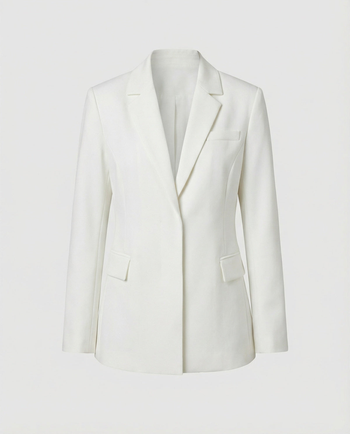 Damen elegante Blazerjacke mit asymmetrischem Schnitt