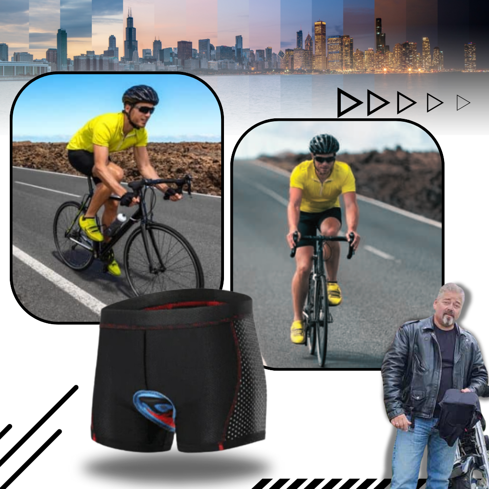 Kurze Radlerhose mit Polsterung