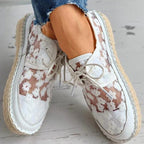 bestickte Mesh-Schuhe EB