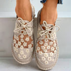 bestickte Mesh-Schuhe EB